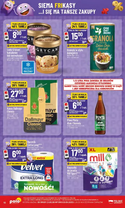 POLOmarket - gazetka promocyjna Gazetka od środy 03.09 do wtorku 09.09 - strona 10
