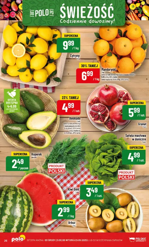 POLOmarket - gazetka promocyjna Gazetka od środy 03.09 do wtorku 09.09 - strona 26