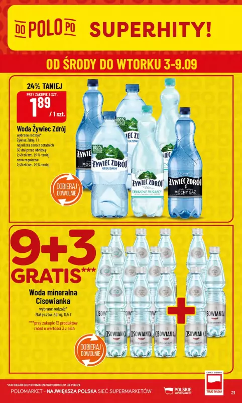 POLOmarket - gazetka promocyjna Gazetka od środy 03.09 do wtorku 09.09 - strona 21
