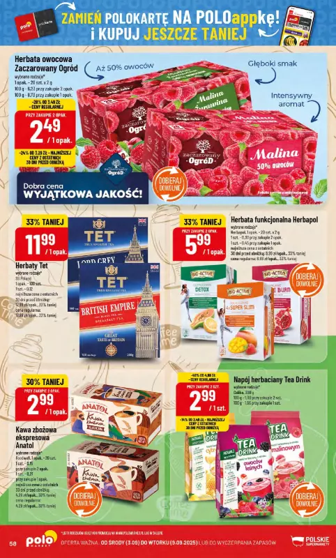 POLOmarket - gazetka promocyjna Gazetka od środy 03.09 do wtorku 09.09 - strona 58