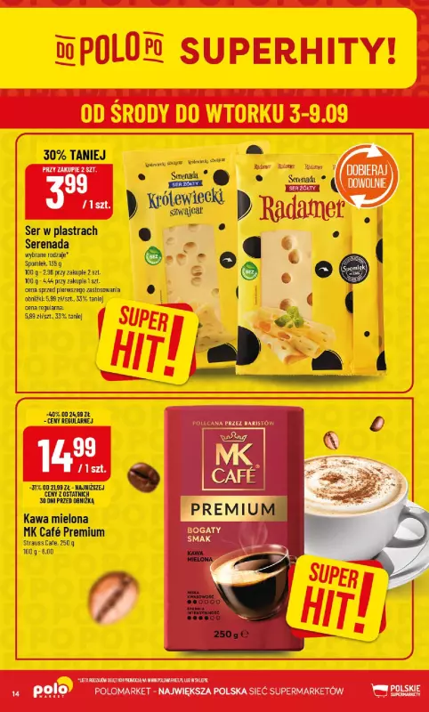 POLOmarket - gazetka promocyjna Gazetka od środy 03.09 do wtorku 09.09 - strona 14