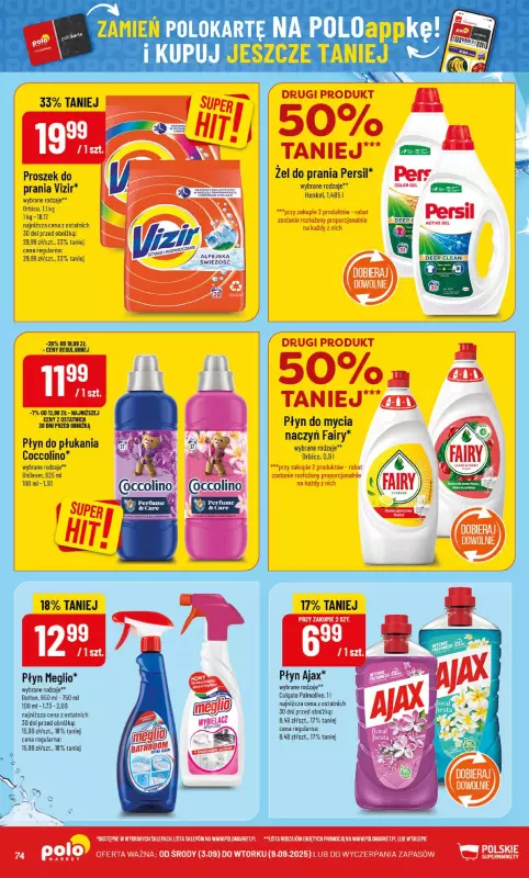 POLOmarket - gazetka promocyjna Gazetka od środy 03.09 do wtorku 09.09 - strona 74