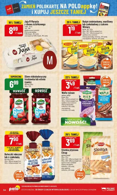 POLOmarket - gazetka promocyjna Gazetka od środy 03.09 do wtorku 09.09 - strona 54