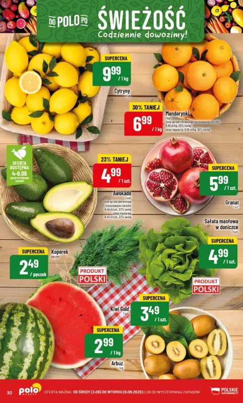 POLOmarket - gazetka promocyjna Gazetka od środy 03.09 do wtorku 09.09 - strona 30