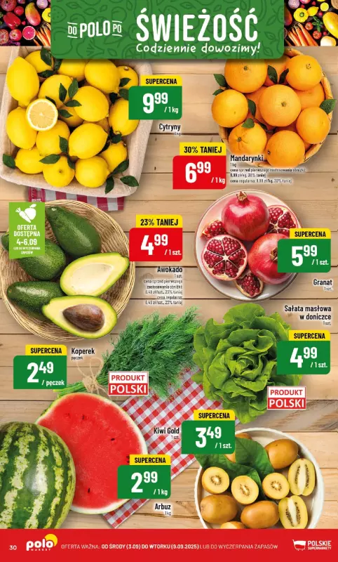 POLOmarket - gazetka promocyjna Gazetka od środy 03.09 do wtorku 09.09 - strona 30