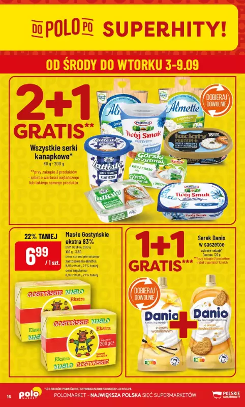 POLOmarket - gazetka promocyjna Gazetka od środy 03.09 do wtorku 09.09 - strona 16