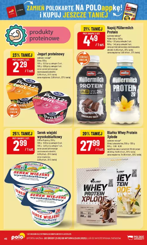 POLOmarket - gazetka promocyjna Gazetka od środy 03.09 do wtorku 09.09 - strona 46