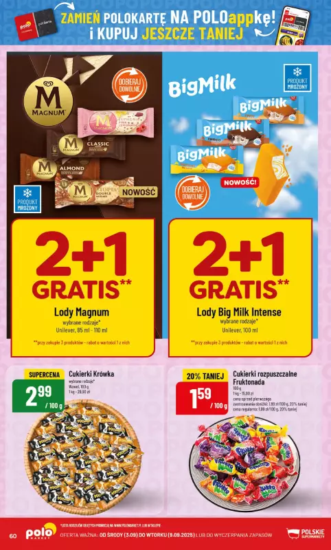 POLOmarket - gazetka promocyjna Gazetka od środy 03.09 do wtorku 09.09 - strona 60