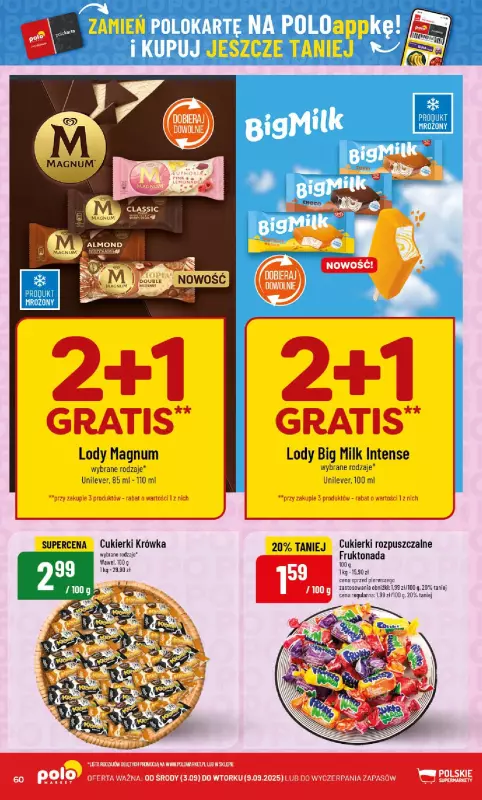 POLOmarket - gazetka promocyjna Gazetka od środy 03.09 do wtorku 09.09 - strona 60