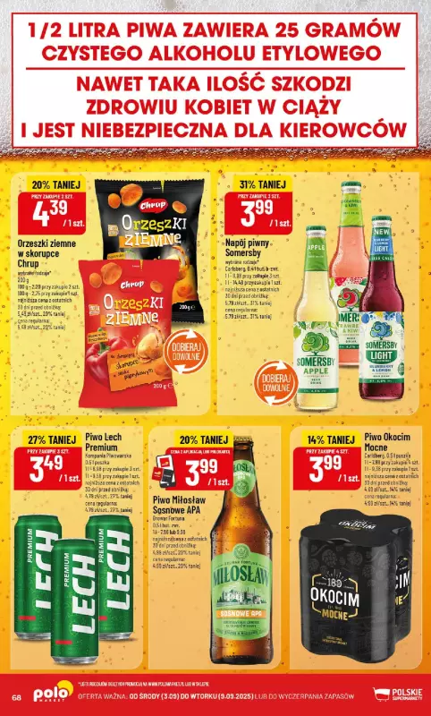 POLOmarket - gazetka promocyjna Gazetka od środy 03.09 do wtorku 09.09 - strona 68