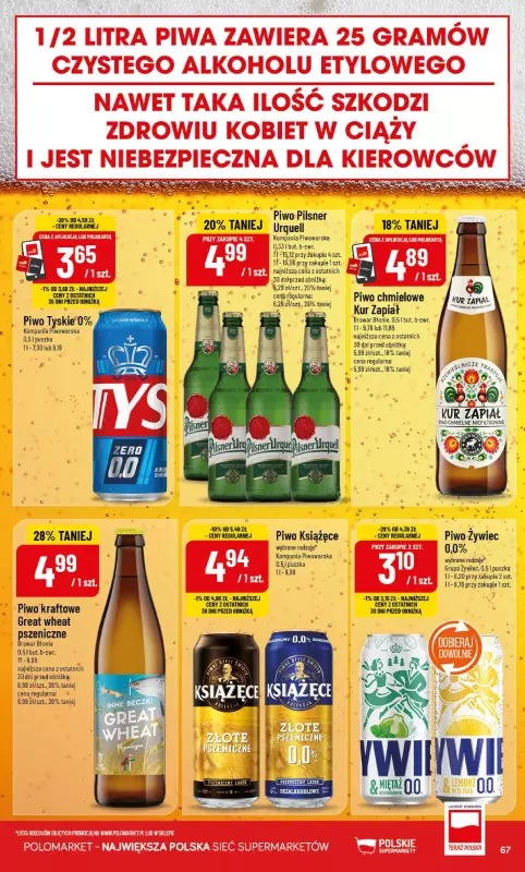 POLOmarket - gazetka promocyjna Gazetka od środy 03.09 do wtorku 09.09 - strona 67