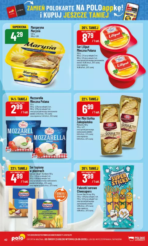 POLOmarket - gazetka promocyjna Gazetka od środy 03.09 do wtorku 09.09 - strona 42