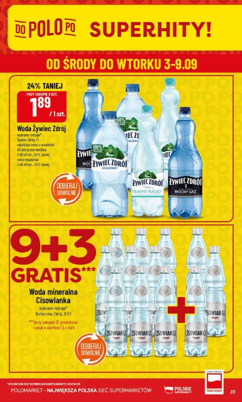POLOmarket - gazetka promocyjna Gazetka od środy 03.09 do wtorku 09.09 - strona 23