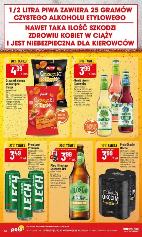 POLOmarket - gazetka promocyjna Gazetka od środy 03.09 do wtorku 09.09 - strona 68