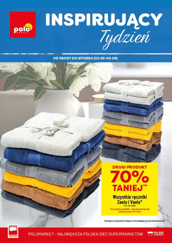 POLOmarket - gazetka promocyjna Oferta Inspirujący tydzień od czwartku 04.09 do wtorku 09.09