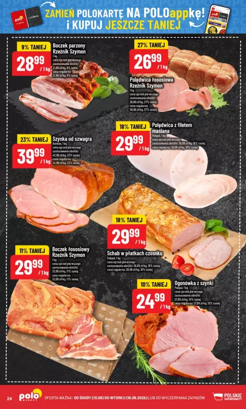 POLOmarket - gazetka promocyjna Gazetka od środy 10.09 do wtorku 16.09 - strona 24