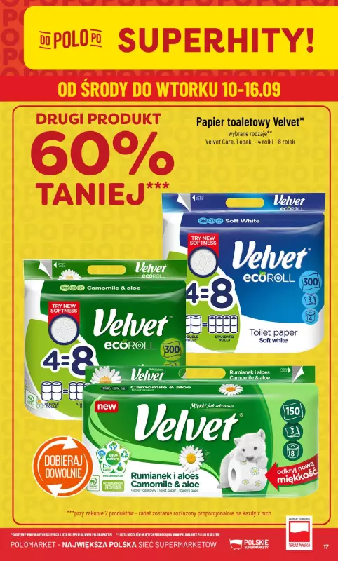 POLOmarket - gazetka promocyjna Gazetka od środy 10.09 do wtorku 16.09 - strona 17