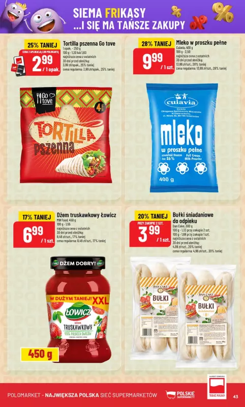 POLOmarket - gazetka promocyjna Gazetka od środy 10.09 do wtorku 16.09 - strona 43