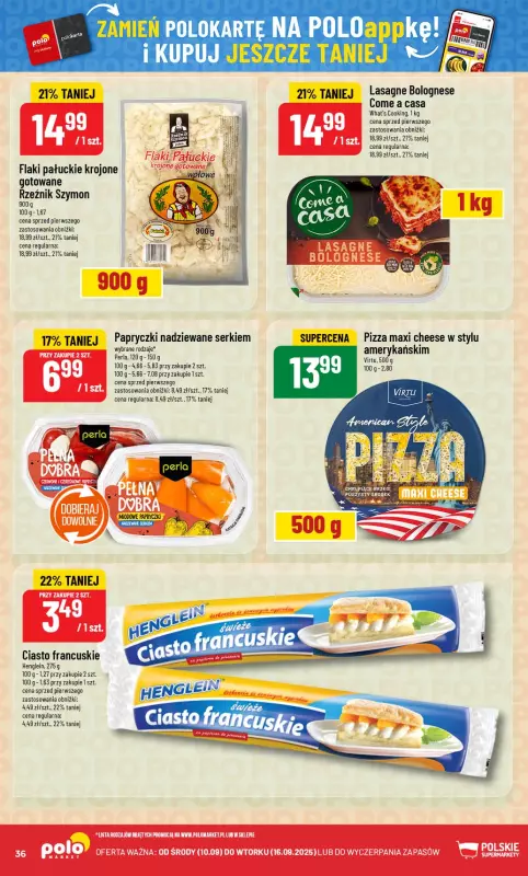 POLOmarket - gazetka promocyjna Gazetka od środy 10.09 do wtorku 16.09 - strona 36