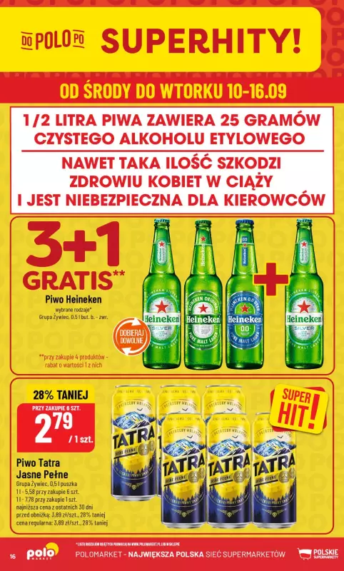 POLOmarket - gazetka promocyjna Gazetka od środy 10.09 do wtorku 16.09 - strona 16
