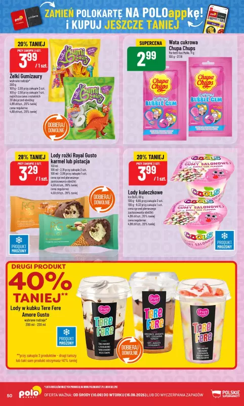 POLOmarket - gazetka promocyjna Gazetka od środy 10.09 do wtorku 16.09 - strona 50
