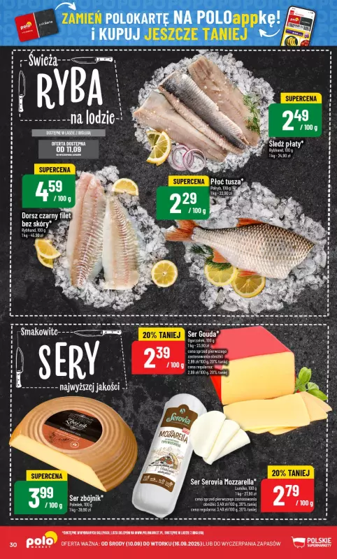 POLOmarket - gazetka promocyjna Gazetka od środy 10.09 do wtorku 16.09 - strona 30