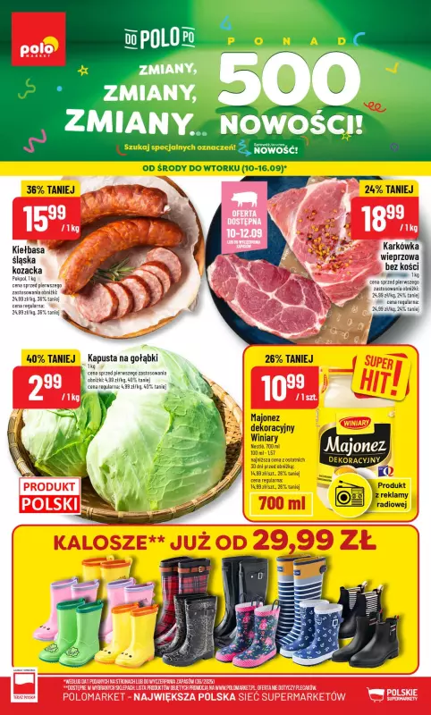 POLOmarket - gazetka promocyjna Gazetka od środy 10.09 do wtorku 16.09