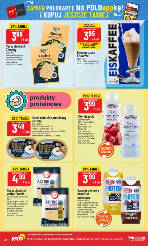 POLOmarket - gazetka promocyjna Gazetka od środy 10.09 do wtorku 16.09 - strona 34