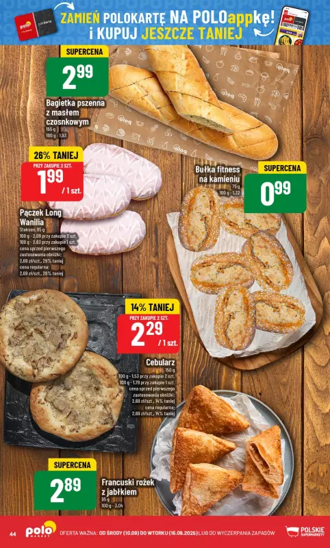 POLOmarket - gazetka promocyjna Gazetka od środy 10.09 do wtorku 16.09 - strona 44
