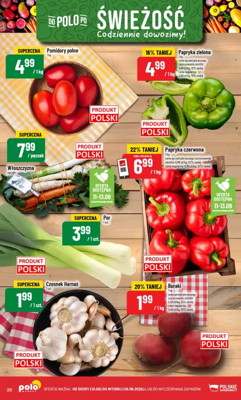 POLOmarket - gazetka promocyjna Gazetka od środy 10.09 do wtorku 16.09 - strona 20