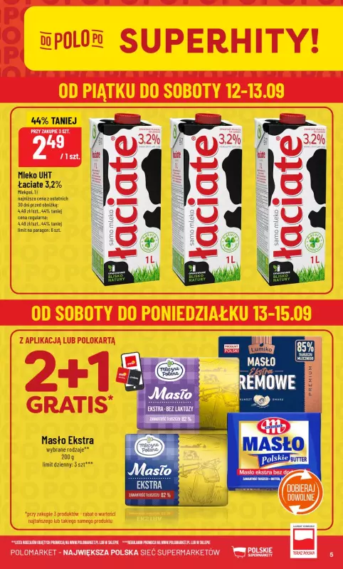 POLOmarket - gazetka promocyjna Gazetka od środy 10.09 do wtorku 16.09 - strona 5
