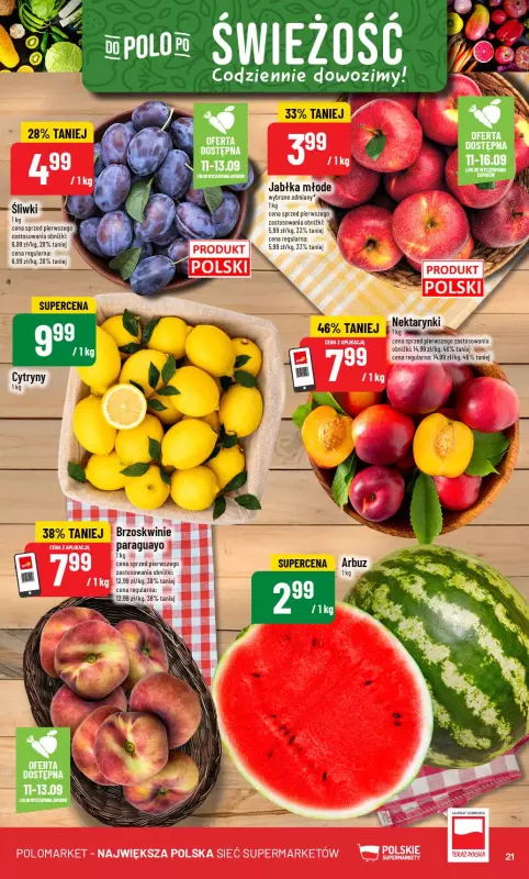 POLOmarket - gazetka promocyjna Gazetka od środy 10.09 do wtorku 16.09 - strona 21