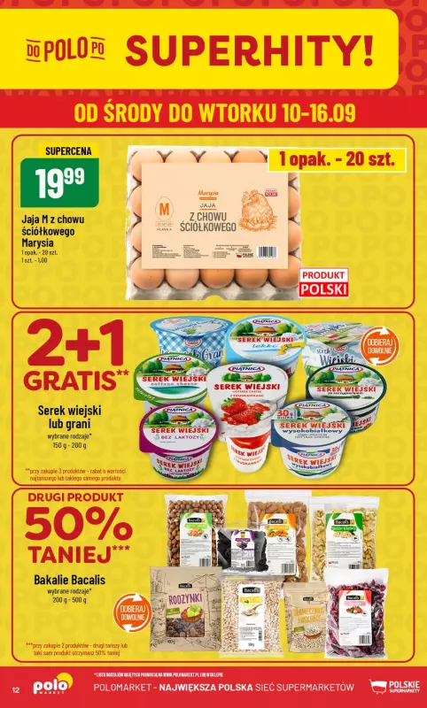 POLOmarket - gazetka promocyjna Gazetka od środy 10.09 do wtorku 16.09 - strona 12