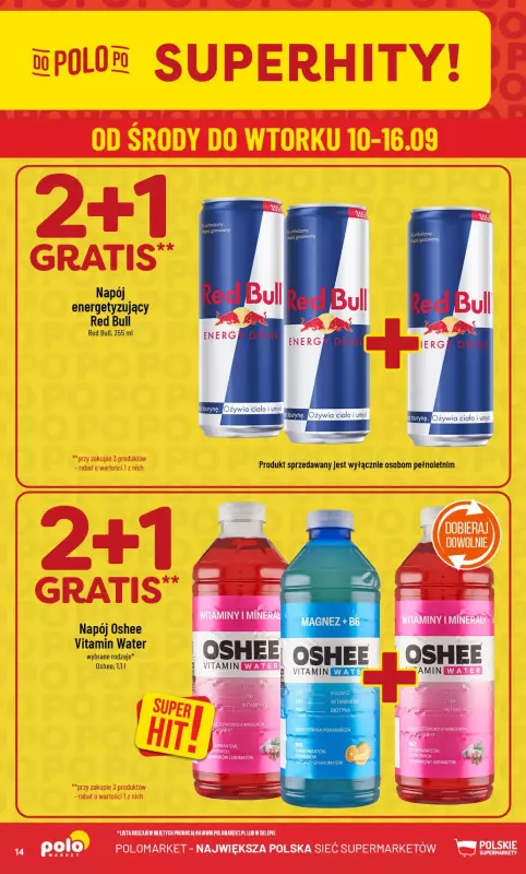 POLOmarket - gazetka promocyjna Gazetka od środy 10.09 do wtorku 16.09 - strona 14