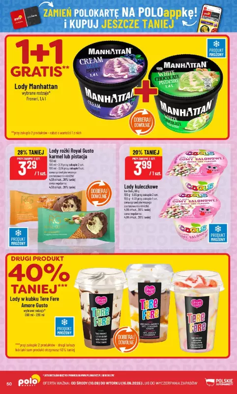 POLOmarket - gazetka promocyjna Gazetka od środy 10.09 do wtorku 16.09 - strona 50