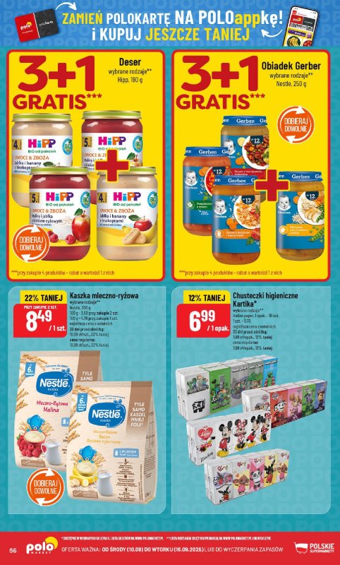 POLOmarket - gazetka promocyjna Gazetka od środy 10.09 do wtorku 16.09 - strona 56