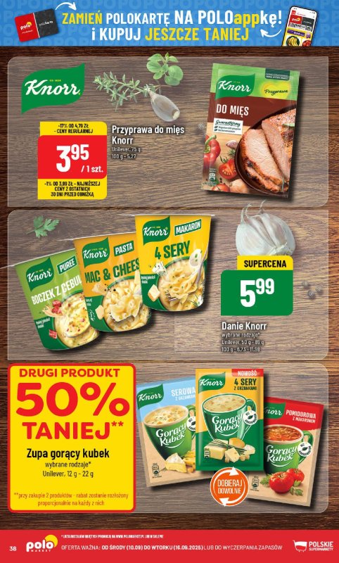 POLOmarket - gazetka promocyjna Gazetka od środy 10.09 do wtorku 16.09 - strona 38