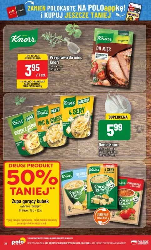 POLOmarket - gazetka promocyjna Gazetka od środy 10.09 do wtorku 16.09 - strona 38