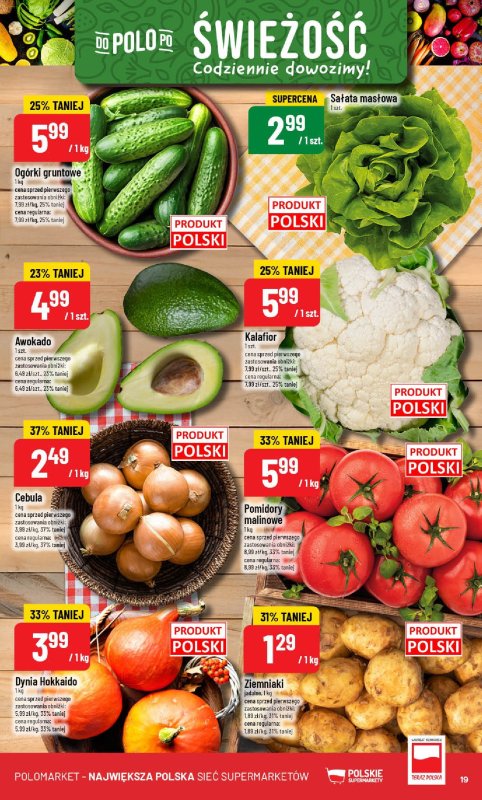 POLOmarket - gazetka promocyjna Gazetka od środy 10.09 do wtorku 16.09 - strona 19