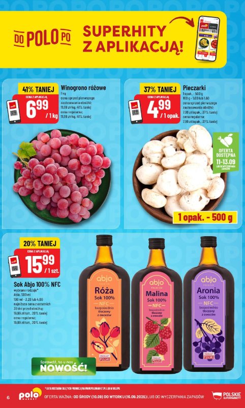 POLOmarket - gazetka promocyjna Gazetka od środy 10.09 do wtorku 16.09 - strona 6