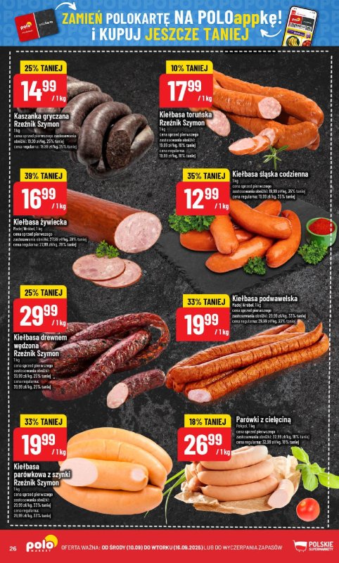 POLOmarket - gazetka promocyjna Gazetka od środy 10.09 do wtorku 16.09 - strona 26