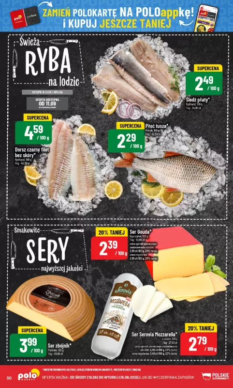 POLOmarket - gazetka promocyjna Gazetka od środy 10.09 do wtorku 16.09 - strona 30