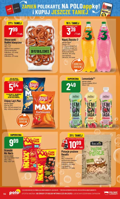 POLOmarket - gazetka promocyjna Gazetka od środy 17.09 do wtorku 23.09 - strona 56