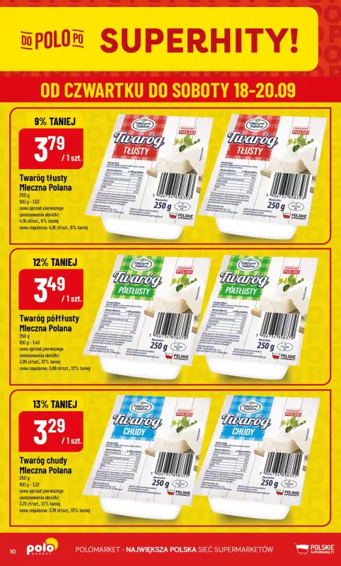POLOmarket - gazetka promocyjna Gazetka od środy 17.09 do wtorku 23.09 - strona 10