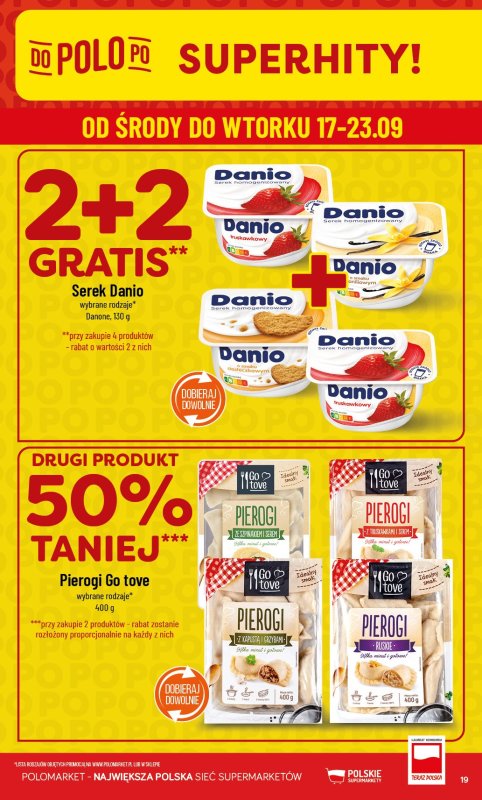 POLOmarket - gazetka promocyjna Gazetka od środy 17.09 do wtorku 23.09 - strona 19