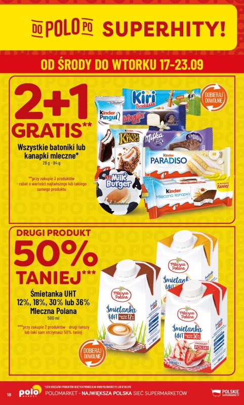 POLOmarket - gazetka promocyjna Gazetka od środy 17.09 do wtorku 23.09 - strona 18