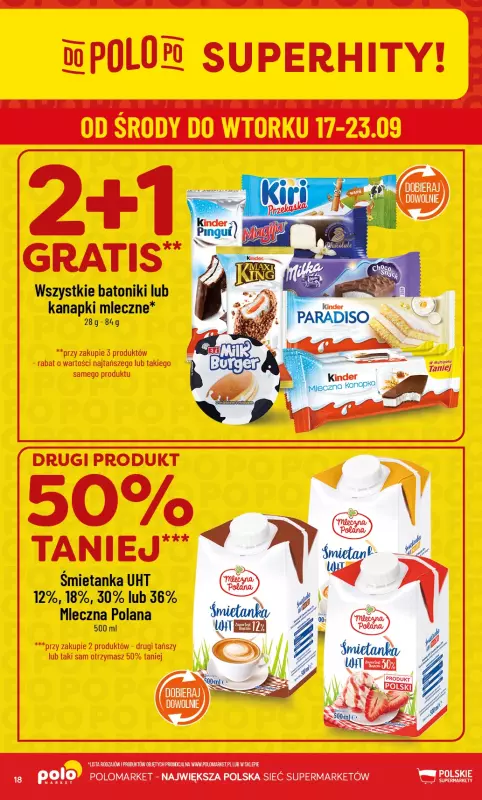 POLOmarket - gazetka promocyjna Gazetka od środy 17.09 do wtorku 23.09 - strona 18