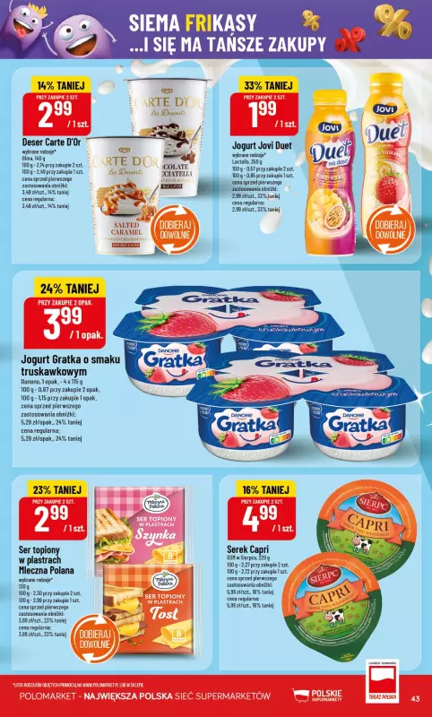 POLOmarket - gazetka promocyjna Gazetka od środy 17.09 do wtorku 23.09 - strona 43