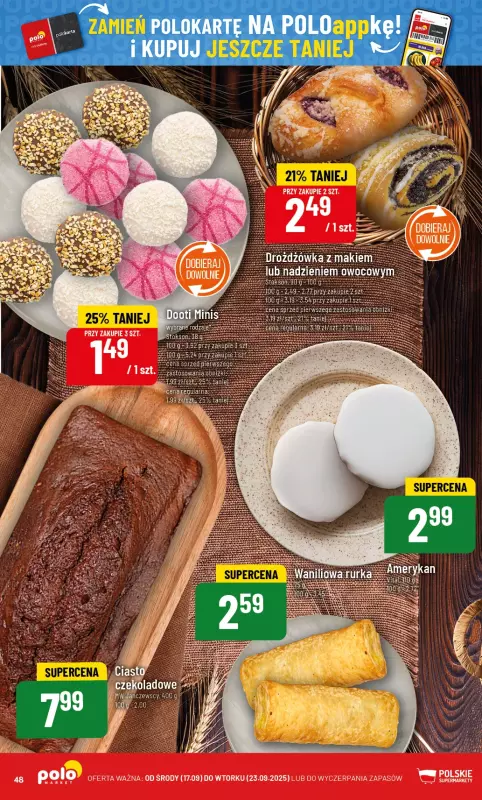 POLOmarket - gazetka promocyjna Gazetka od środy 17.09 do wtorku 23.09 - strona 48