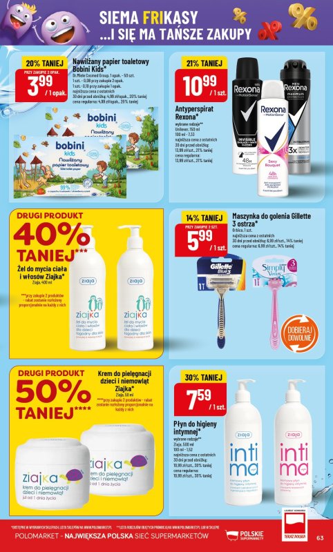 POLOmarket - gazetka promocyjna Gazetka od środy 17.09 do wtorku 23.09 - strona 63